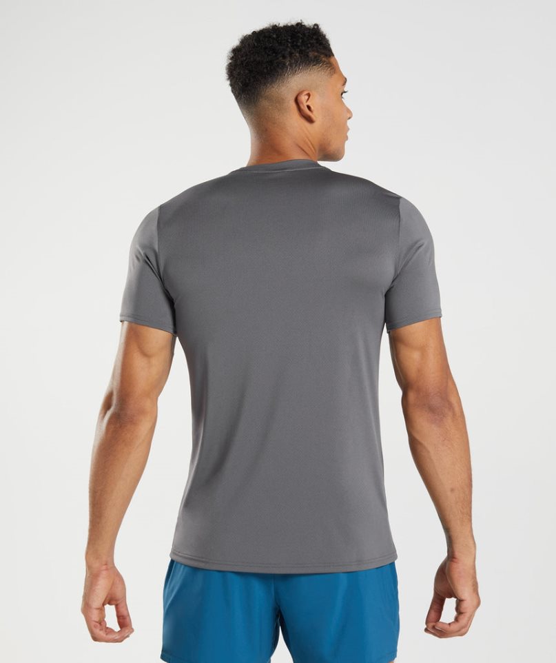 Men's Gymshark Arrival T-Shirts Grey | NZ 3TWESH